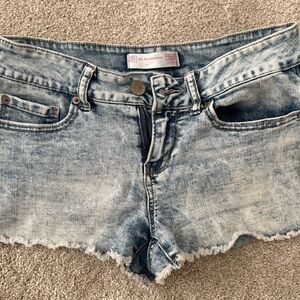 Blue Denim Cutoff Shorts no boundaries size 7